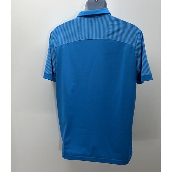 NFL Carolina Panthers Antigua Men's 3 Button Blue Polo Shirt S/S Medium - Picture 5 of 6